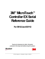 Preview for 1 page of 3M MicroTouch EX112 Reference Manual