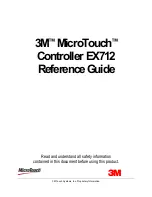 Предварительный просмотр 1 страницы 3M MictoTouch EX712 Reference Manual