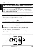 Preview for 24 page of 3M MP 8770 Operator'S Manual