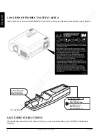 Preview for 6 page of 3M MP8635B Operator'S Manual