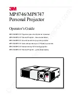 Preview for 2 page of 3M MP8747 - MP SXGA LCD Projector Operator'S Manual