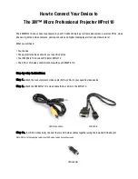 3M MPRO110 - VGA LCOS Projector How To Connect предпросмотр