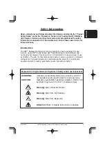 Preview for 5 page of 3M Multimedia Projector H10 Product Safety Manual