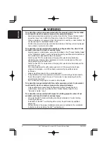 Preview for 6 page of 3M Multimedia Projector H10 Product Safety Manual