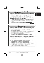 Preview for 7 page of 3M Multimedia Projector H10 Product Safety Manual