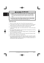 Preview for 8 page of 3M Multimedia Projector H10 Product Safety Manual