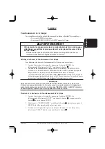 Preview for 19 page of 3M Multimedia Projector H10 Product Safety Manual