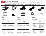 3M Multimedia Projector H10 Quick Start Manual preview