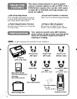 Предварительный просмотр 4 страницы 3M Multimedia Projector MP7640i/MP7740i Operator'S Manual