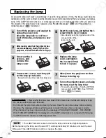 Предварительный просмотр 32 страницы 3M Multimedia Projector MP7640i/MP7740i Operator'S Manual