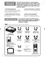 Предварительный просмотр 3 страницы 3M Multimedia Projector MP7650/MP7750 Operator'S Manual