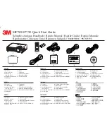 3M Multimedia Projector MP7650 Quick Start Manual preview