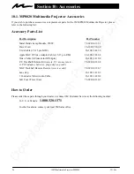 Preview for 29 page of 3M Multimedia Projector MP8020 Operator'S Manual