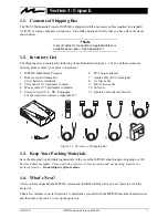 Предварительный просмотр 5 страницы 3M Multimedia Projector MP8620 Operator'S Manual