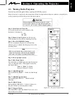 Предварительный просмотр 14 страницы 3M Multimedia Projector MP8660 Operator'S Manual