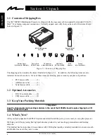 Предварительный просмотр 8 страницы 3M Multimedia Projector MP8670 Operator'S Manual