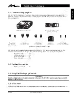 Предварительный просмотр 6 страницы 3M Multimedia Projector MP8730 Operator'S Manual