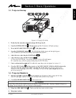 Предварительный просмотр 10 страницы 3M Multimedia Projector MP8730 Operator'S Manual