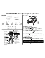 Предварительный просмотр 2 страницы 3M Multimedia Projector MP8730 Quick Start Manual