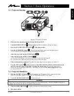 Preview for 11 page of 3M Multimedia Projector MP8740 Operator'S Manual