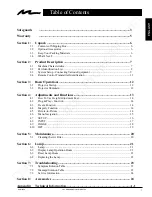 Preview for 3 page of 3M Multimedia Projector MP8745 Operator'S Manual