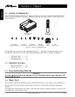 Preview for 8 page of 3M Multimedia Projector MP8745 Operator'S Manual