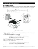 Предварительный просмотр 13 страницы 3M Multimedia Projector MP8750 Operator'S Manual