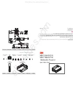 3M Multimedia Projector MP8755 Quick Start Manual preview