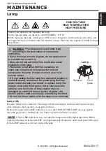 Preview for 19 page of 3M Multimedia Projector MP8765 Operator'S Manual