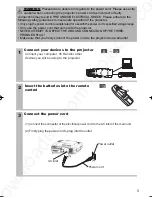 Preview for 5 page of 3M Multimedia Projector MP8790 Operator'S Manual