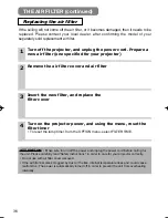 Preview for 38 page of 3M Multimedia Projector MP8790 Operator'S Manual