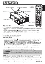 Предварительный просмотр 10 страницы 3M Multimedia Projector MP8795 Operator'S Manual