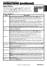 Preview for 14 page of 3M Multimedia Projector MP8795 Operator'S Manual