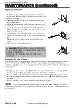 Предварительный просмотр 19 страницы 3M Multimedia Projector MP8795 Operator'S Manual