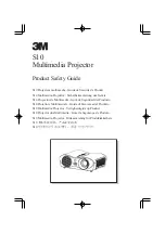 3M Multimedia Projector S10 Safety Manual preview
