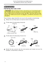 Предварительный просмотр 6 страницы 3M Multimedia Projector S15 Operator'S Manual