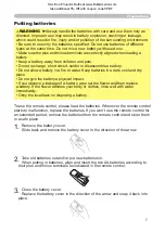 Предварительный просмотр 7 страницы 3M Multimedia Projector S15 Operator'S Manual