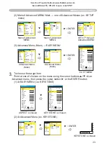 Preview for 23 page of 3M Multimedia Projector S15 Operator'S Manual