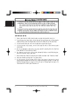 Preview for 8 page of 3M Multimedia Projector S20 Safety Manual