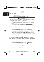 Preview for 10 page of 3M Multimedia Projector S20 Safety Manual