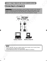 Предварительный просмотр 12 страницы 3M Multimedia Projector S40 Operator'S Manual