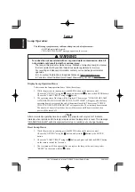 Preview for 10 page of 3M Multimedia Projector S40 Safety Manual