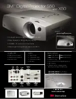 Preview for 1 page of 3M Multimedia Projector S50 Specification Sheet