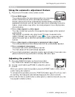 Preview for 20 page of 3M Multimedia Projector S55i Operator'S Manual