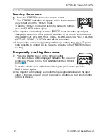 Preview for 22 page of 3M Multimedia Projector S55i Operator'S Manual