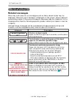 Preview for 47 page of 3M Multimedia Projector X15i Operator'S Manual