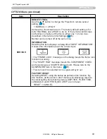 Предварительный просмотр 43 страницы 3M Multimedia Projector X62 Operator'S Manual