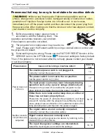Preview for 58 page of 3M Multimedia Projector X62 Operator'S Manual
