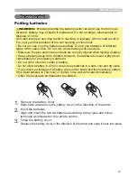 Preview for 17 page of 3M Multimedia Projector X62w Operator'S Manual