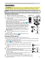 Preview for 19 page of 3M Multimedia Projector X62w Operator'S Manual